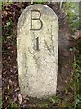 Old Milestone at Clerkenwater, north of Bodmin