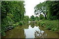 Trent and Mersey Canal near Colwich in Staffordshire