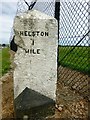 Old Milestone by the A3083, at RNAS Culdrose