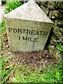 Old Milestone by Woodland Cottage, south of Portreath