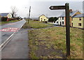 Cwm Ffrwd Heritage Trail direction sign, Varteg