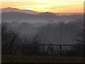 SO9156 : Sunset from The Chequers at Crowle Green by Chris Allen