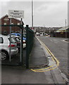 Notice at the entrance to Telford Street Car Park, Newport