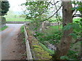 Lane from the Rectory towards Llangar Church