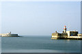 O2429 : At Dun Laoghaire - Harbour mouth & lighthouses by Colin Park