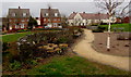 Path through Loftus Garden Village, Newport