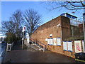 The entrance to Coatdyke Station