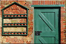 SU7283 : Garden door with pots in frame by David Martin