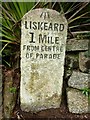 Old Milestone by the B3254, north east of Lodge Hill