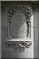 Beeston Boer War Memorial - inscription on front of pedestal, Broadgate Park, High Road, Beeston, Nottingham