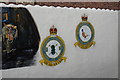 Wellington Wall, 75 squadron and RAF Feltwell station badge as a mural