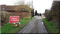 Road Closed! Arrewig Lane at Erriwig Farm