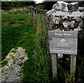 SS9171 : Monks Wood Welcome Board in the Vale of Glamorgan by Jaggery