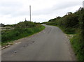 NNW along Heol Las towards Wick in the Vale of Glamorgan