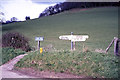 Signpost in Waterley Bottom