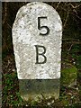 Old Milestone by the former A30, now a no through road