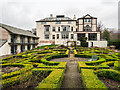 Low hedges in garden at Derwent Bank