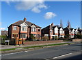 Houses on Fire Station on Corporation Street, Morley