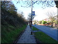 Bus stop on Fire Station on Corporation Street, Morley