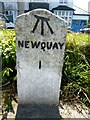 Old Milestone by the A3058 in Henver Road, Newquay