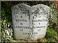 Old Milestone opposite Trebartha North Lodge