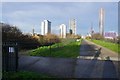 The Greenway towards the A118 High Street