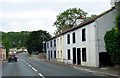 Terraced houses by the A6