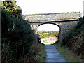 Railway overbridge at Cummingston