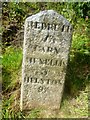 Old Milestone just off the B3297, Stithians Reservoir road