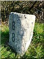 Old Milestone by the former A30, Tregoss Moor