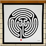 TQ2985 : Tufnell Park tube station - Labyrinth 208 by Mike Quinn