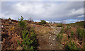 NH4658 : Mountain bike track, by Creag Ulladail by Craig Wallace