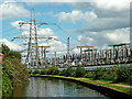 Canal and electricity substation, Gravelly Hill, Birmingham