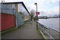 Thames Path towards Riverside (road)