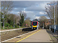 TL8683 : Thetford: a Stansted Airport train arriving by John Sutton
