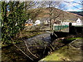 Nant Cwm-parc towards the Rhondda River, Treorchy