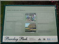 The Jubilee Walk Information Board in Barclay Park (2)