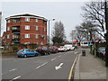 TQ3697 : Traffic queue at Brimsdown by Malc McDonald