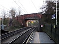 Bridge over railway near Outwood Railway Station