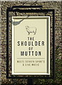 Sign for the Shoulder of Mutton, Mirfield