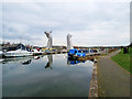 NS9082 : Forth and Clyde Canal, The Kelpies by David Dixon