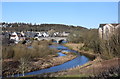 View of Ellon town centre from the south bank of the River Ythan