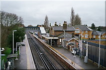 TQ2162 : Ewell West Station by Peter Trimming
