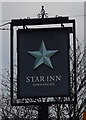 Sign for the Star Inn, Kirkhamgate