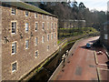 NS8842 : New Lanark, Mill Lade by David Dixon