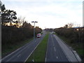 SE3123 : A650 towards Junction 41, M1 Motorway by JThomas