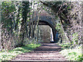 The course of the former Mill Hill East to Edgware railway line east of Devonshire Road