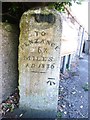 Old Milestone by the B3306 at Carn Bosavern