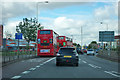 Buses on Wood Lane