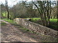 A bridge over the By Brook near Upper Long Dean Mill